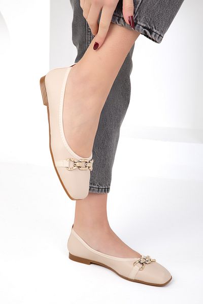 SOHO Beige Women's Ballerinas 18841