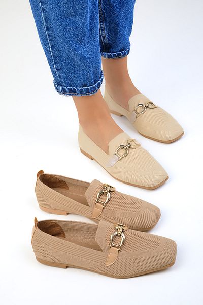 SOHO Beige Women's Ballerinas 18973