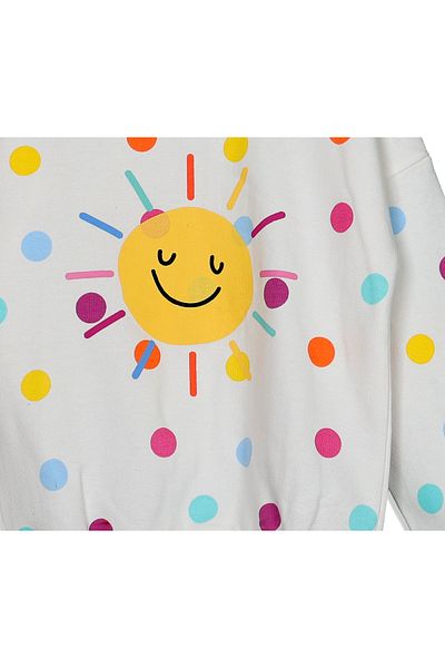 AIKO White Girl's Tracksuit Set ES3