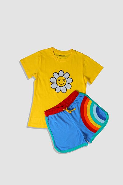 AIKO Colorful Girl's Top and Bottom Set ES18