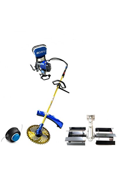 ROYAL DAFU TURBO MOTORLU SIRT TIRPAN ÇAPALAMA MAKİNESİ SETİ ÇİM OT BİÇME APAR...