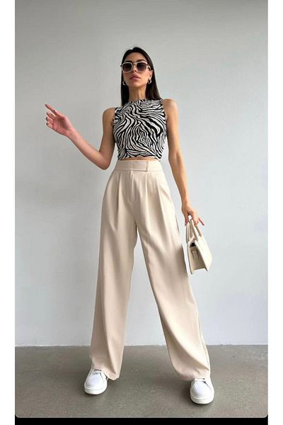 Son Bazar WOMEN'S LYCLARY CIRT COVER PALAZZO PANT