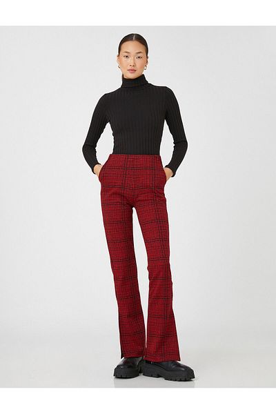 Koton Gerippter Rollkragenpullover