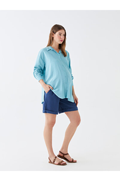 LC Waikiki Tehotenské šortky s brušným panelom a elastickým pásom