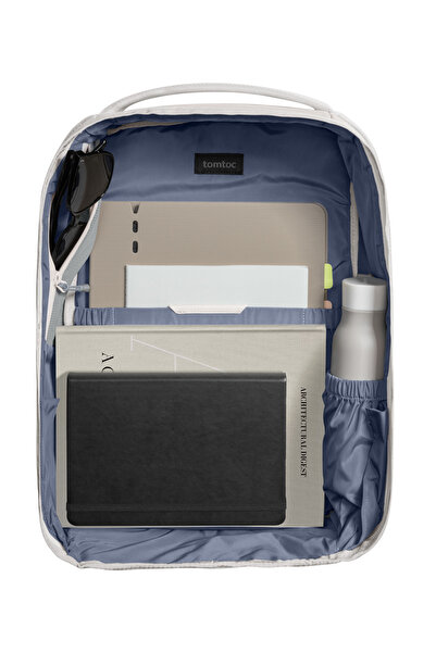 Tomtoc Voyage T50 15.6 Inç / 20l Beyaz Laptop Notebook Sırt Çantası - T50m1d1
