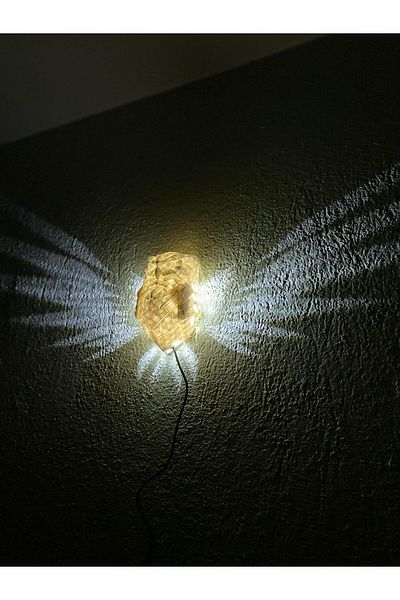 MK Shop 3D OWL FIGURED SCONCE/WALL LAMP-WITH USB AND BATTERY