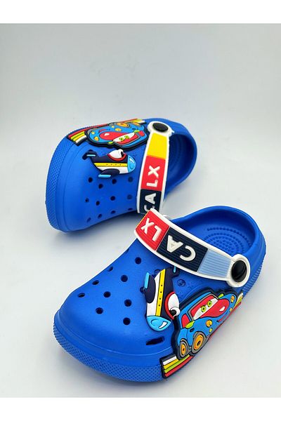 Calx BOY'S Slippers with Car Figure