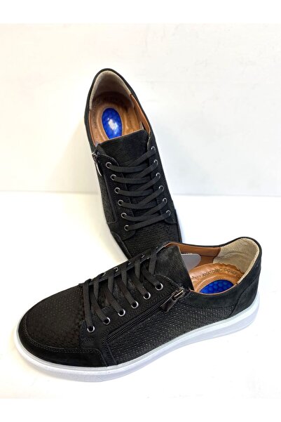 KAFKASLAR AYAKKABI Справжня нубукова шкіра, застібка-блискавка, ортопедична товста підошва, повсякденні чоловічі оксфордські черевики