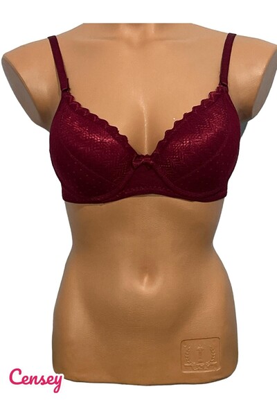 CENSEY Dantel Desenli İçi Boş Lotus Sütyen