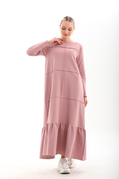 WestBound PUDRA Ruffled Skirt Hijab Daily Long Sports Loose Dress