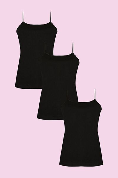 wear treasure Ceylanoğlu 3-Piece Black Ribbed Rope Hanging Athlete