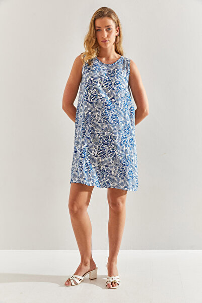 Bianco Lucci Women's Patterned Viscose Dress60171041