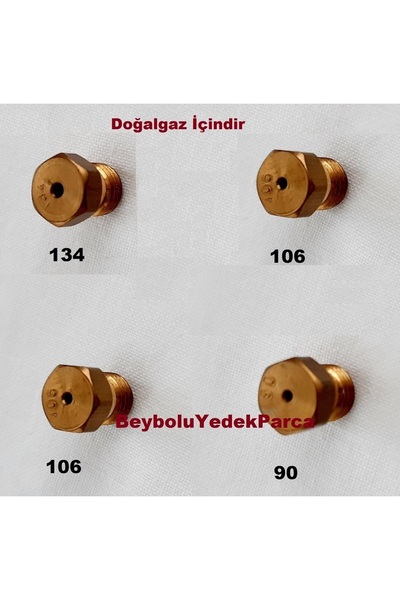 FullYedek Altus 7 MM  Doğalgaz Ocak Dönüşüm Enjektör Memeleri Takımı