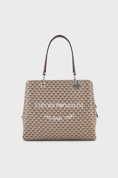 Emporio Armani Logo Detachable and Adjustable Shoulder Strap Bag Y3D158 YWS0E 8075