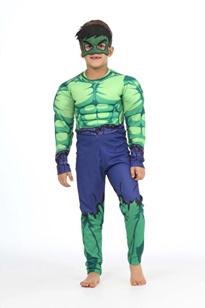 Pano Kids Patiska Nostalji Costum de Hulk musculos