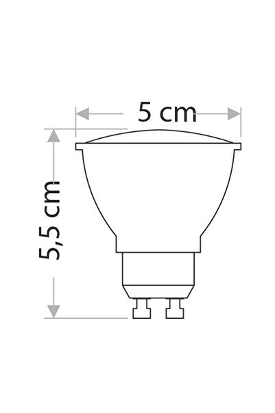 Cata Ct-4215 Led Ampul Beyaz Gu10 Duy 7W - 10 ADET