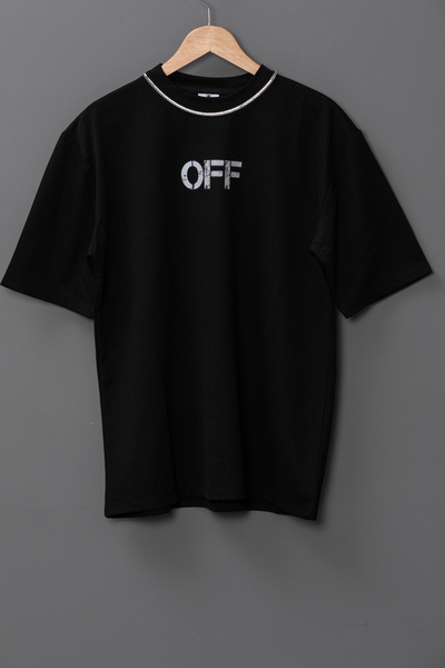 Wolters Outdoors Tricou cu mânecă scurtă din bumbac cu imprimeu supradimensionat pentru băieți