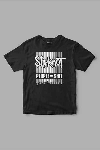 Gries Slipknot People=Shit Tricou imprimat cu coduri de bare