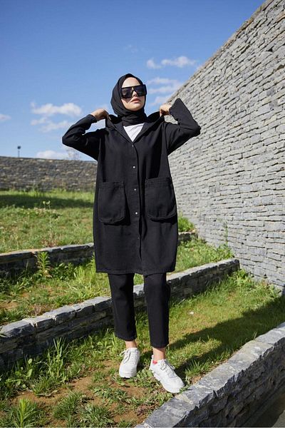 ENZİM JEANS Jachetă de blugi oversize pentru femei
