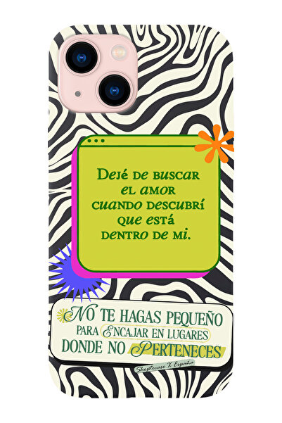 shoptocase Iphone 13 Uyumlu Amor-Aşk Desenli Lansman Silikon Telefon Kılıfı