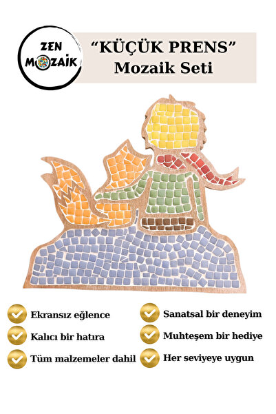 Zen Mozaik Kendin Yap Küçük Prens Mozaik Seti