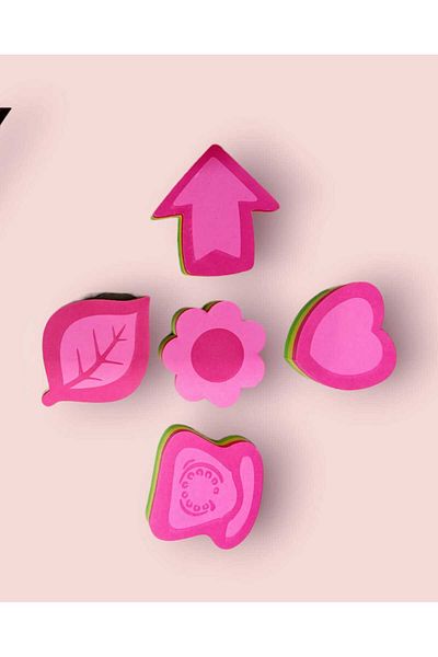 sevgi kırtasiye COLORFUL SHAPED POSTIT PAPER Postit Adhesive Paper 5 Pieces