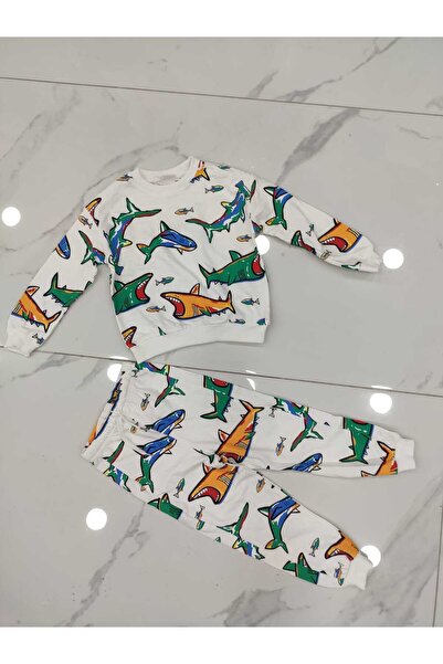 Poyraz Fashion Kids Unisex Balıklı esortman Takım kombin