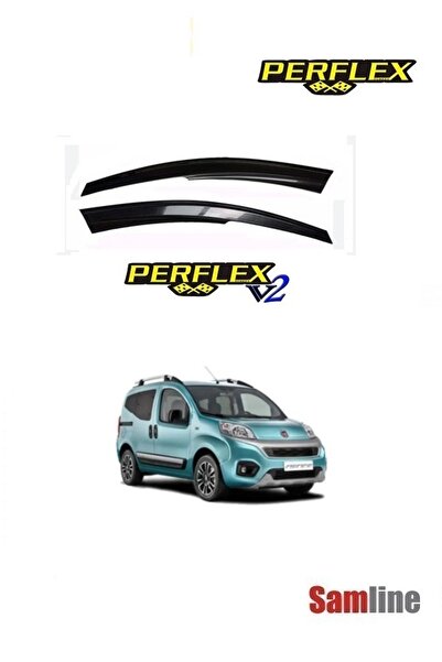 PERFLEX Fiat Fiorino Combi 2023 Modeller için Cam Rüzgarlığı Takımı 2'li Set