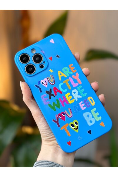 Go Aksesuar Iphone 13 Promax Uyumlu Kamera Korumalı Içi Kadife Lansman Baskıl...