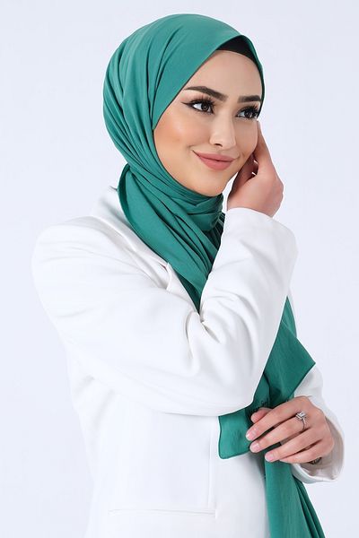 HAREM SCARF Πράσινο ασιατικό σάλι από γρασίδι