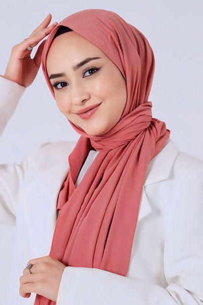 HAREM SCARF Ασιατικό ροζ σάλι