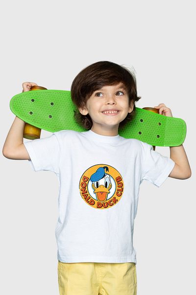 herotasarım Tricou pentru copii cu mânecă scurtă Donald Duck - Bll4772