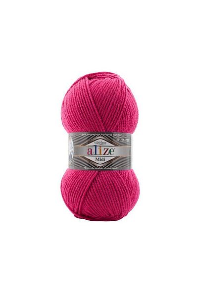 Alize Süperlana Midi 5 Pieces Bougainvillea 798 Πλεκτό Χειροποίητο - Κλωστή γιλέκο και ζακέτα