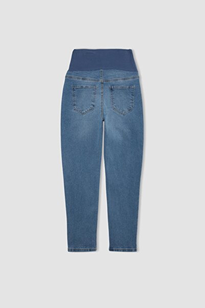 DeFacto Boyfriend roztrhané detailní vysoký pas rovné nohy dlouhé těhotenské kalhoty X2069AZ24SP