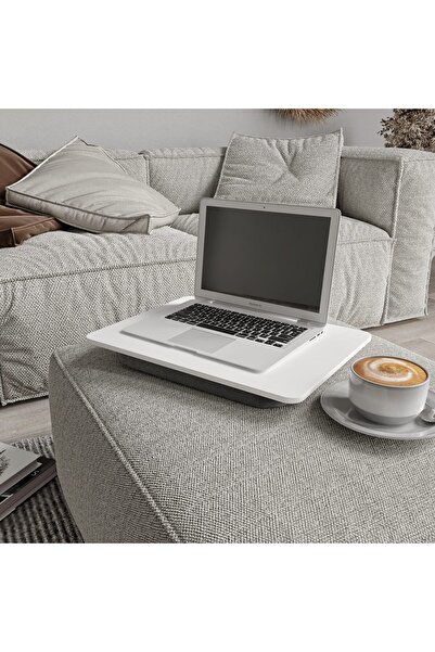 Genel Markalar WOOD PUFF Yastıklı Portatif Bilgisayar Masası
