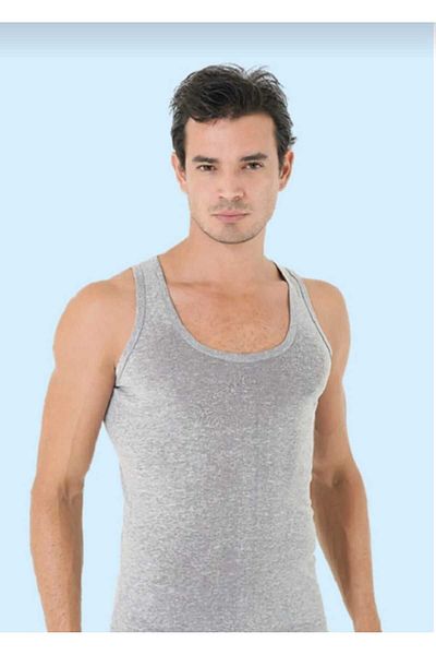 wear treasure Ανδρικό εσώρουχο 3 τεμαχίων σε γκρι ριμπ