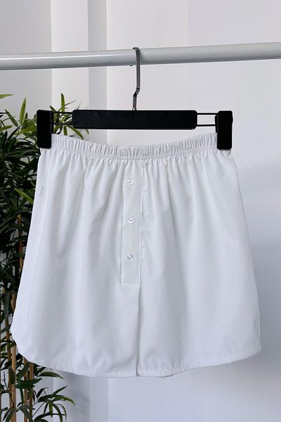 Ka Hijab Shirt Skirt Underwear - White