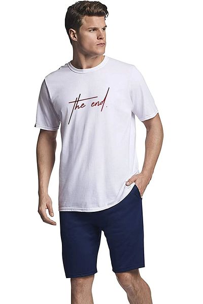 Pink Sky T-shirt The End Printed