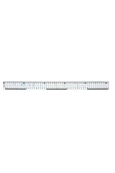 HI LINE Professional Quality Anti-Slip, Chamfered, Precision Acrylic Drawing Ruler 51 cm