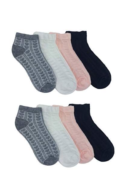 Ollero 4 чифта дамски къси бамбукови чорапи до глезена