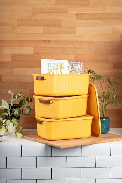FH finehome Yellow 10LT Box of 3 - Multi-Purpose