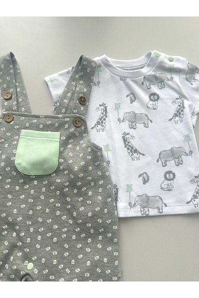 Biorganic Bibaby Organic Baby Jumpsuit Set Travel Zoo
