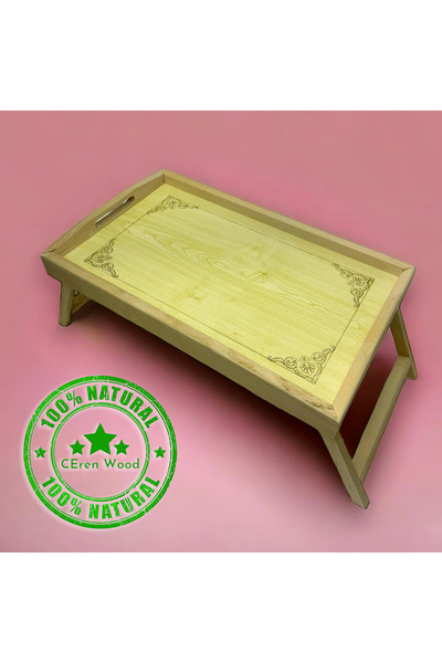 Butik CEren WOODEN Aşk Kahvaltı Tepsisi Handmade El Yapımı Tahta Ahşap