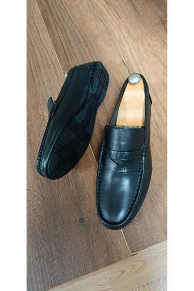 capel hor-se Men's Summer Hand Wallet Genuine Leather Daily Black Shoes