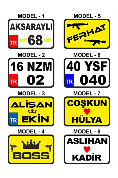 Aksaray Tasarım Atölyesi Kişiye Özel Ahşap Dekor Plaka, Bisiklet Plaka, Isimli Plaka, Cam Önü Plakası, Aksesuar Plaka