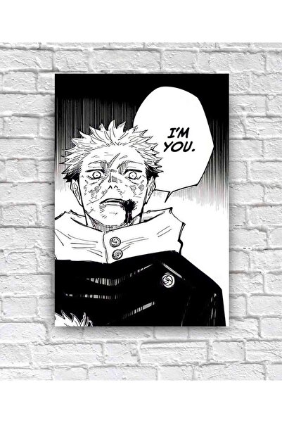 icase Jujutsu Kaisen Satoru Megumi Fushiguro Ryomen Sukuna  Gojo Poster  ahşa...