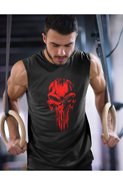 TREND ALİSSE Ανδρικό αθλητικό εσώρουχο - Sportsman Red Skull Printed Fitness ...