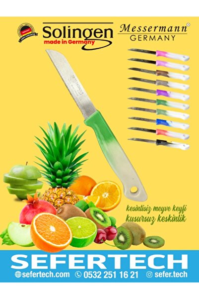 messermann germany Solıngen | Dökme Meyve Bıçağı Yeşil