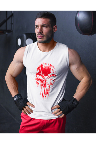 TREND ALİSSE Ανδρικό αθλητικό εσώρουχο - Sportsman Red Skull Printed Fitness ...