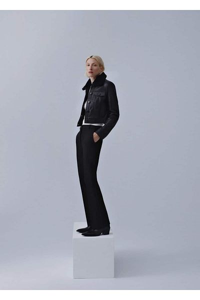 MANGO Woman Spitze Stiefeletten aus Leder - Spitze detailliert